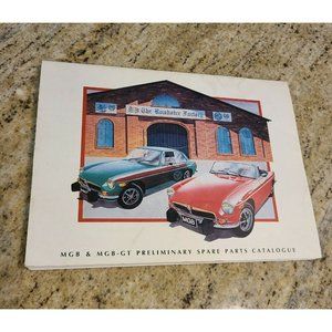 1992 MGB/MGB-GT Preliminary Spare Parts Catalogue from The Roadster Factory
